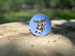 Mr. Cow Sticker