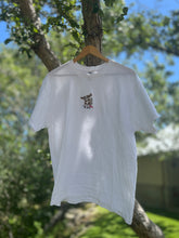 Load image into Gallery viewer, Mr Cow Embroidered Tee White